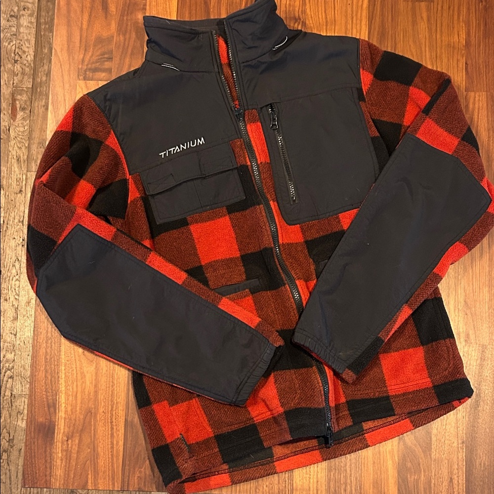 Columbia Red and Black Fleece